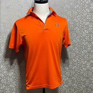Under Armour Men's Tech Polo (Team Orange / Graphite)